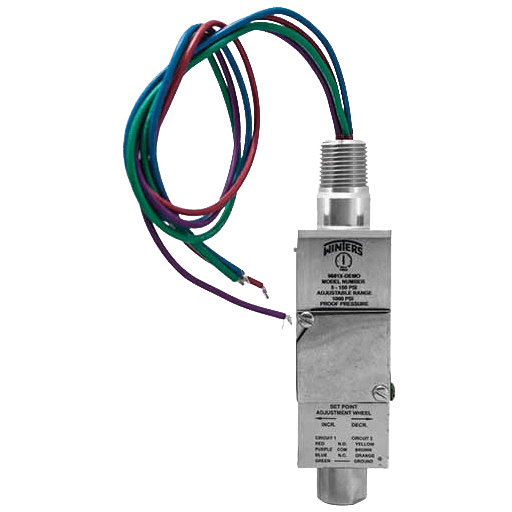 Winters Instruments Explosion Proof Compact Pressure Switch, 9WPS